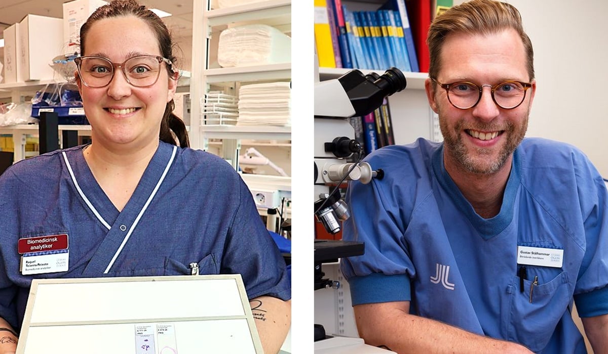 Några personer som befinner sig i ett laboratorium.
